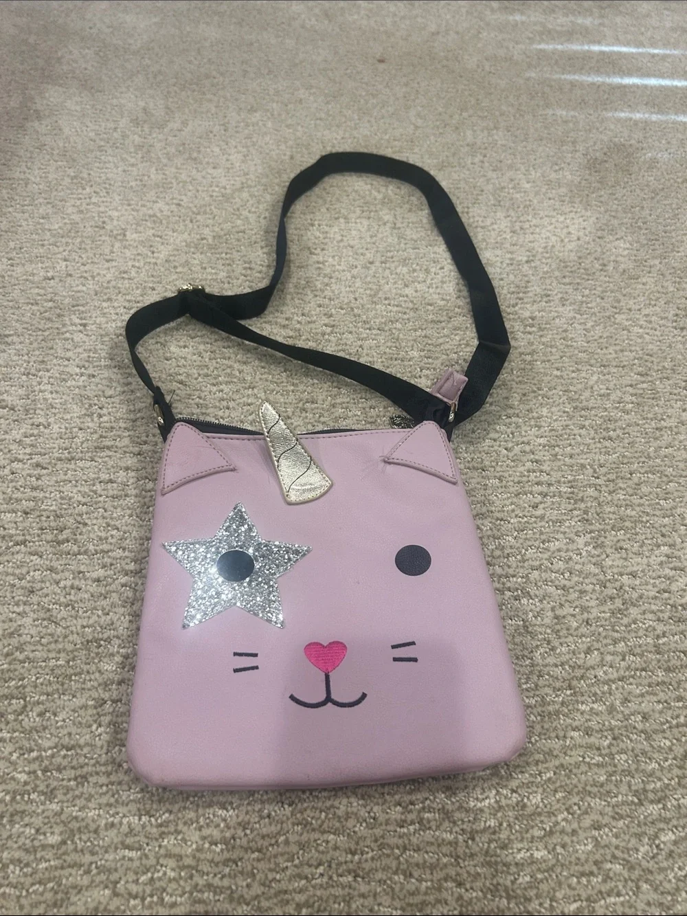 Luv Betsey By Betsey Johnson Unicorn Cat Crossbody Bag